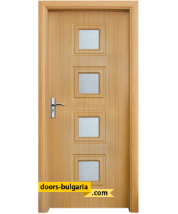 Интериорна врата модел 021, цвят Светъл дъб