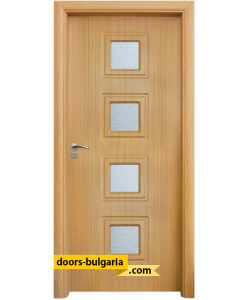Интериорна врата модел 021, цвят Светъл Дъб