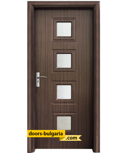 Интериорна врата модел 021, цвят Тъмен Орех