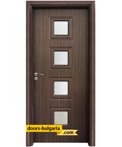 Интериорна врата модел 021, цвят Орех