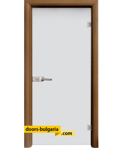 Стъклена интериорна врата, BASIC G 10, каса Златен дъб