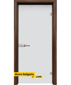Стъклена интериорна врата, BASIC G 10, каса Орех