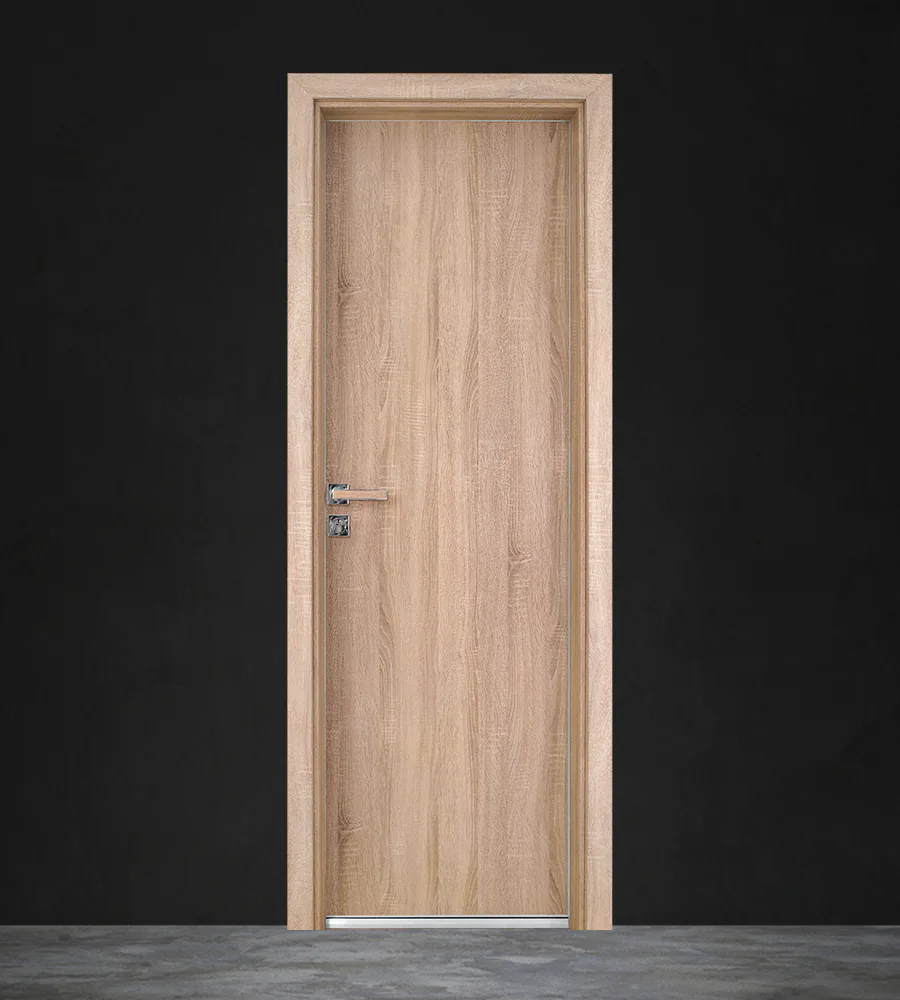 Gradde Verade Oak Bathroom Door, Side B