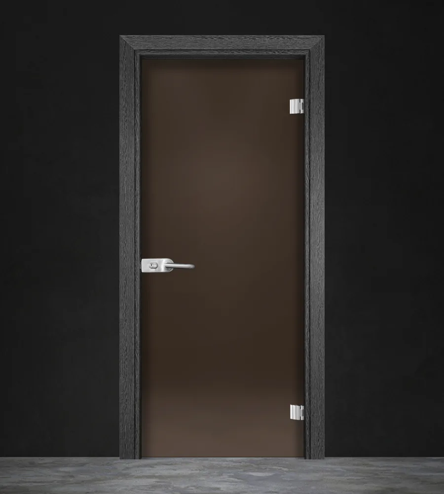 Gama Matt G 11-1 Grey Chestnut glass door