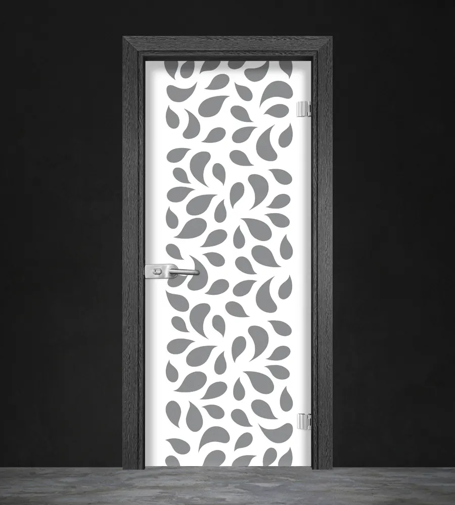 Gama Print G 13-1 Grey Chestnut Glass Door