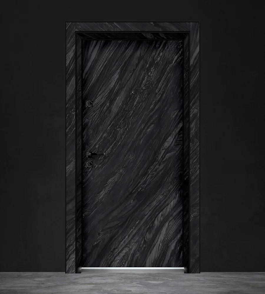 Входна врата Unison Granito Bahia Black