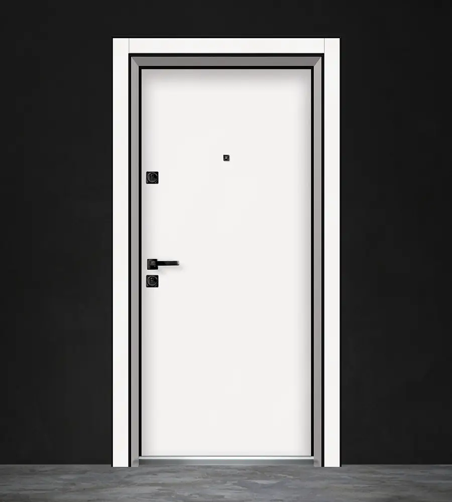 Входна врата Unison Granito Solid White